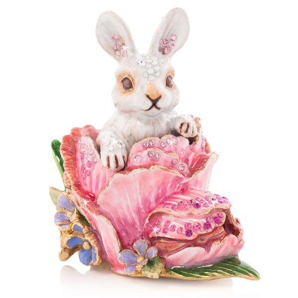 Load image into Gallery viewer, Jay Strongwater Mia Tulip Bunny Box
