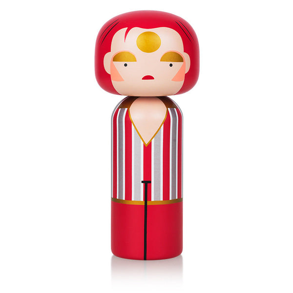 Load image into Gallery viewer, Lucie Kaas Sketch.inc Kokeshi - Ziggy Stardust Large
