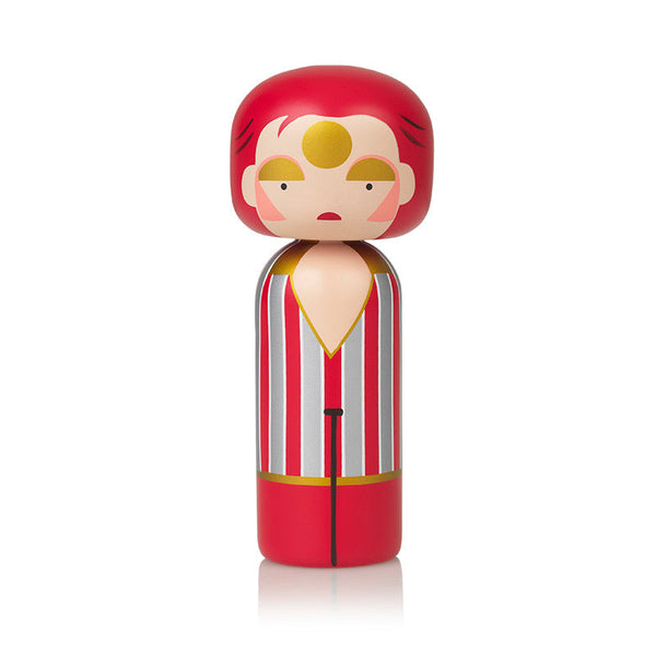 Load image into Gallery viewer, Lucie Kaas Sketch.inc Kokeshi - Ziggy Stardust Large
