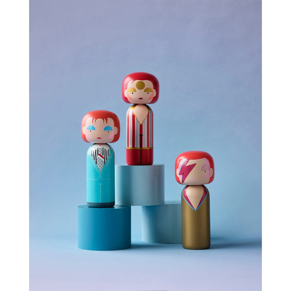Load image into Gallery viewer, Lucie Kaas Sketch.inc Kokeshi - David Bowie, Life on Mars?
