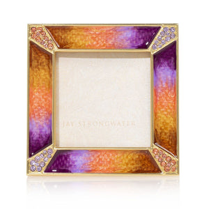 Jay Strongwater Leland - Pave 2" Square Frame - Autumn