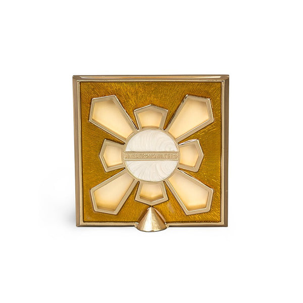 Load image into Gallery viewer, Jay Strongwater Leland Pave Corner 2" Square Frame - Gold
