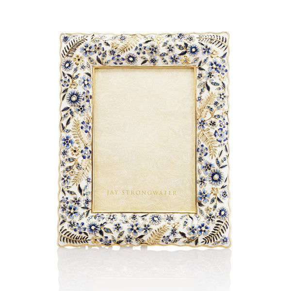 Load image into Gallery viewer, Jay Strongwater Florence Ruffle 5" x 7" Frame
