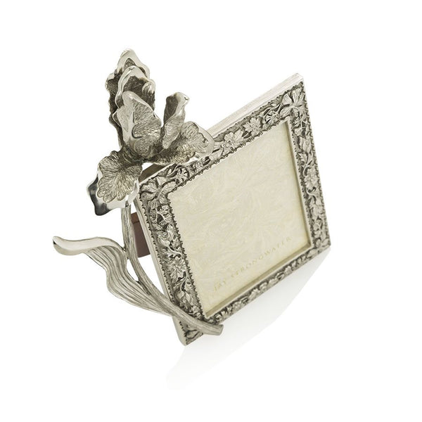 Load image into Gallery viewer, Jay Strongwater Claudia Tulip 3" x 4" Frame - Silver
