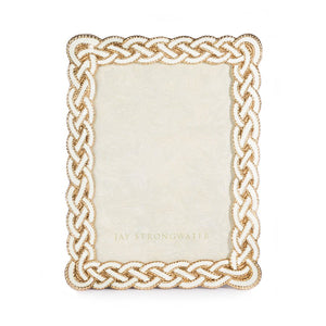 Jay Strongwater Mika Braided 5" x 7" Frame