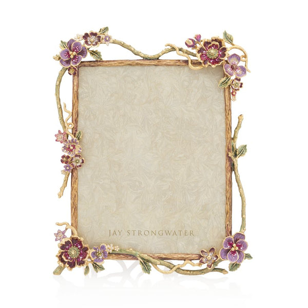 Load image into Gallery viewer, Jay Strongwater Delilah Floral Branch 8" x 10" Frame
