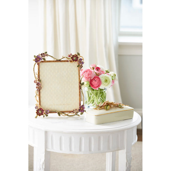 Load image into Gallery viewer, Jay Strongwater Delilah Floral Branch 8" x 10" Frame
