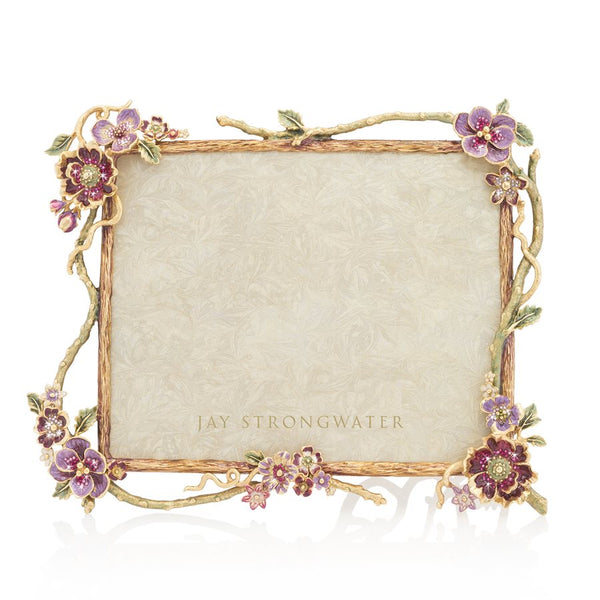 Load image into Gallery viewer, Jay Strongwater Delilah Floral Branch 8" x 10" Frame
