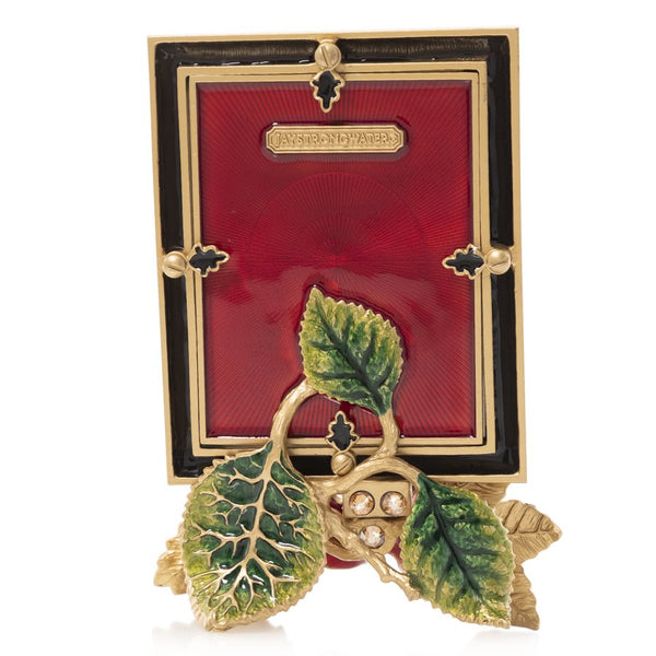 Load image into Gallery viewer, Jay Strongwater 3 x 4 Night Bloom Rose Frame

