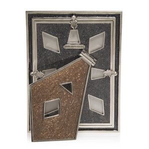 Jay Strongwater Mosaic - Pyramid 5" x 7" Frame - Safari