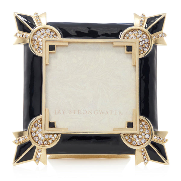 Load image into Gallery viewer, Jay Strongwater Dorothy 3" x 3" Art Deco Frame
