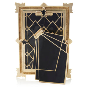 Jay Strongwater Ruth 4" x 6" Art Deco Frame
