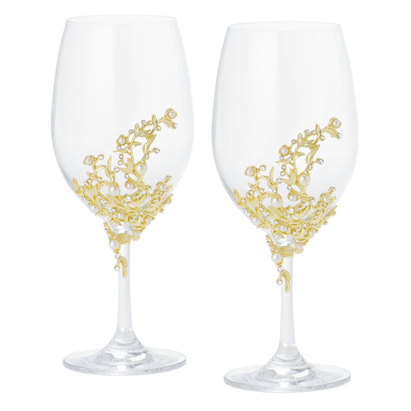 Load image into Gallery viewer, Olivia Riegel Gold Eleanor Stemware (Set of 2)
