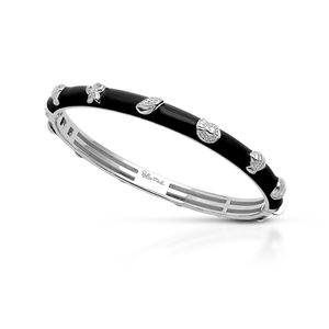 Belle Etoile Seashells Bangle - Black