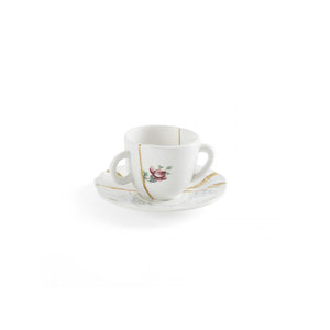 Seletti Kintsugi No. 1 Coffee cup with saucer