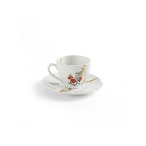 Seletti Kintsugi No. 2 Coffee cup with saucer