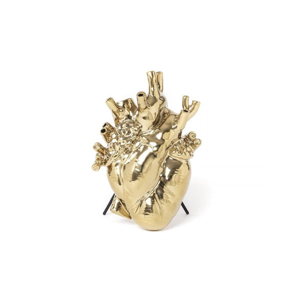 Load image into Gallery viewer, Seletti Love in Bloom Gold Vase
