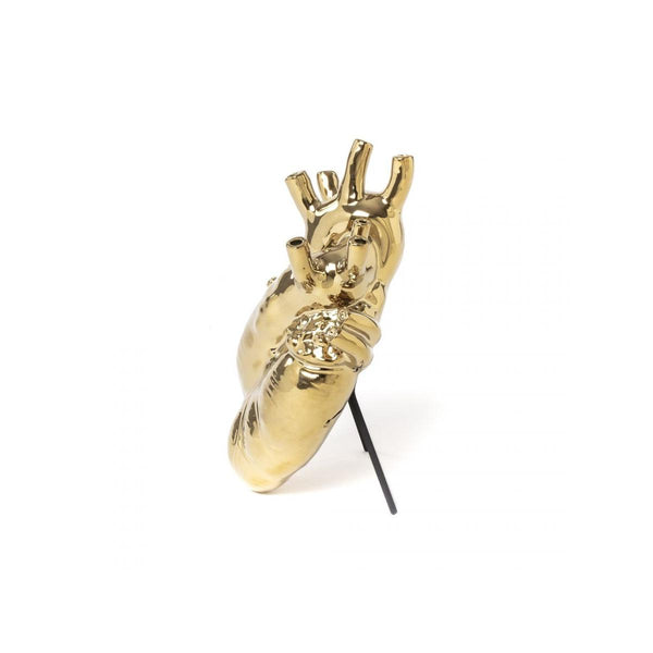 Load image into Gallery viewer, Seletti Love in Bloom Gold Vase
