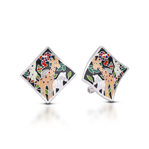 Belle Etoile Serengeti Earrings - Black & Multi