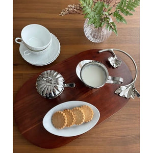 Mary Jurek Design Silhouette Scalloped Cream & Sugar Set