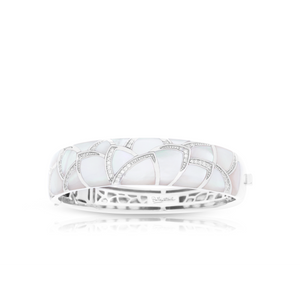 Belle Etoile Sirena Bangle - White Mother-of-Pearl