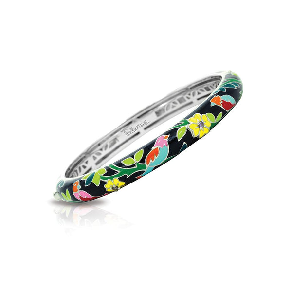 Load image into Gallery viewer, Belle Etoile Songbird Bangle - Black

