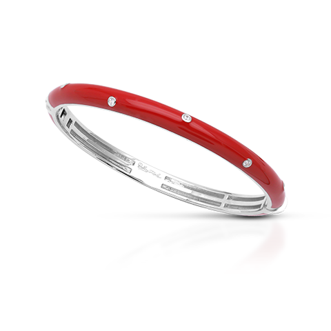 Belle Etoile Staccato Bangle - Red