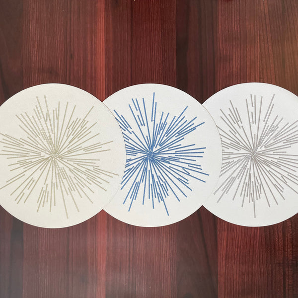 Load image into Gallery viewer, Bodrum Linens Starburst - Easy Care Placemats - Set of 4
