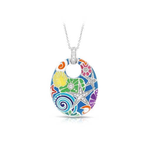 Belle Etoile Starfish Pendant - Royal Blue