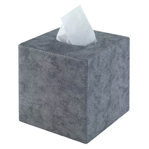 Load image into Gallery viewer, Bodrum Linens Stingray Gray Tissue Box
