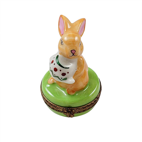Rabbit with Watering Can Limoges Box
