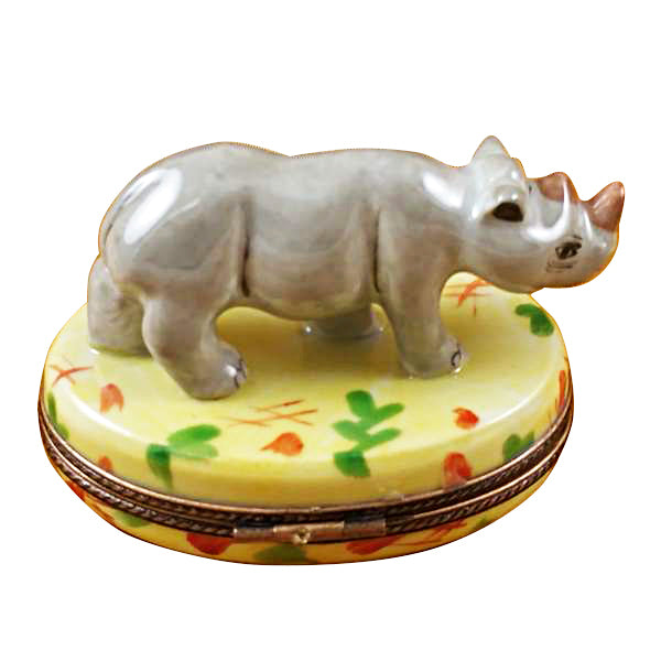Load image into Gallery viewer, Rhinoceros Limoges Box

