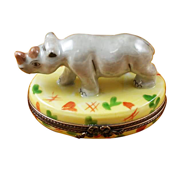 Load image into Gallery viewer, Rhinoceros Limoges Box

