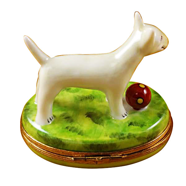 Load image into Gallery viewer, Bull Terrier Limoges Box
