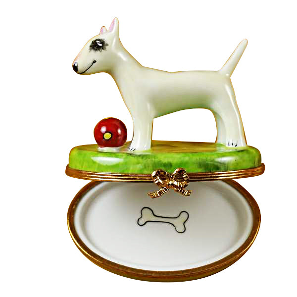 Load image into Gallery viewer, Bull Terrier Limoges Box

