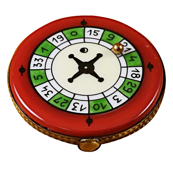 Load image into Gallery viewer, Roulette Wheel Limoges Box
