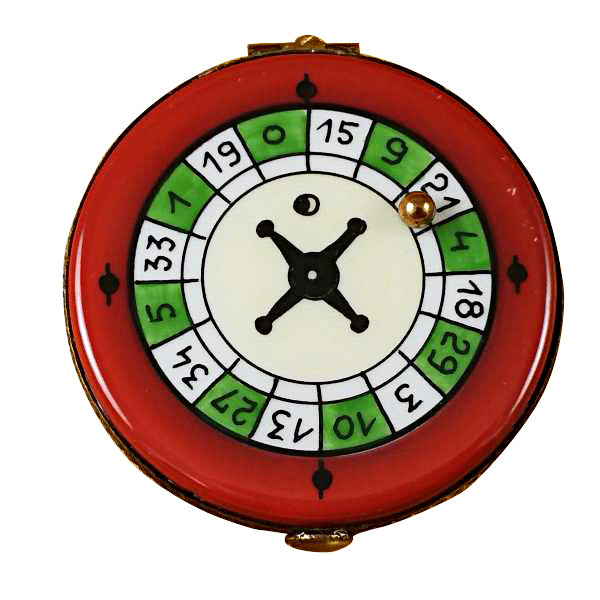 Load image into Gallery viewer, Roulette Wheel Limoges Box
