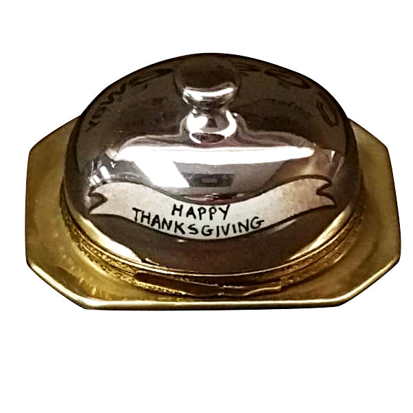 Load image into Gallery viewer, Turkey Under Chrome - Happy Thanksgiving Limoges Box
