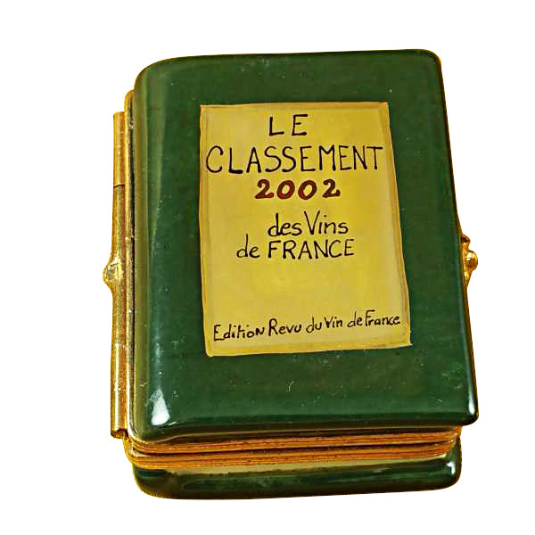 Wine Book Green Limoges Box