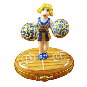 Pom-Pom Girl (Cheerleader) Limoges Box