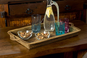 Calaisio Rectangular Serving Tray with Handles