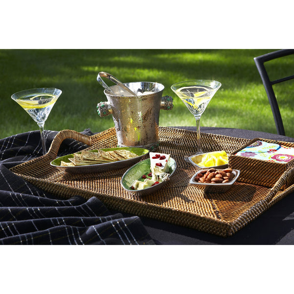 Load image into Gallery viewer, Calaisio Rectangular Serving Tray Slanting with Handle - Medium
