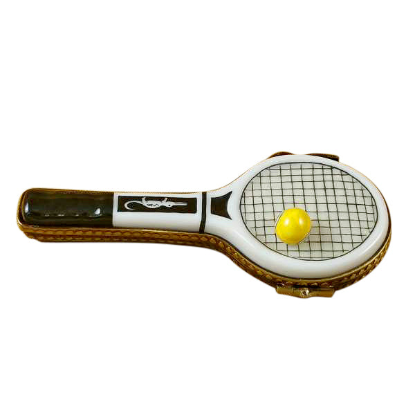 Load image into Gallery viewer, Tennis Racquet Limoges Box
