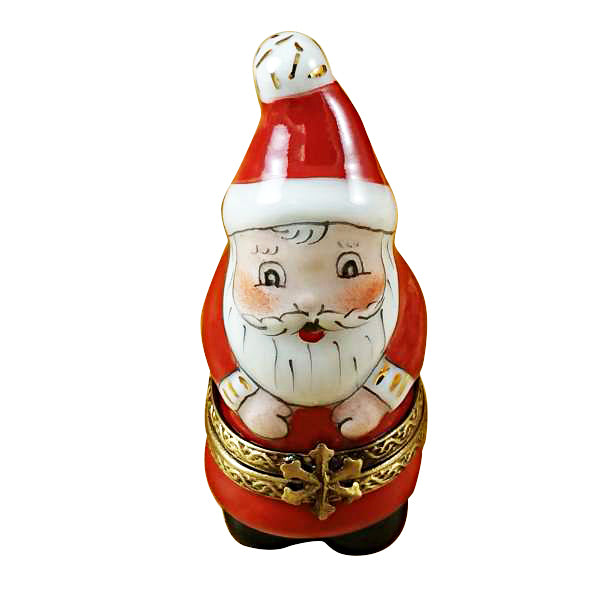 Load image into Gallery viewer, Small Santa Limoges Box
