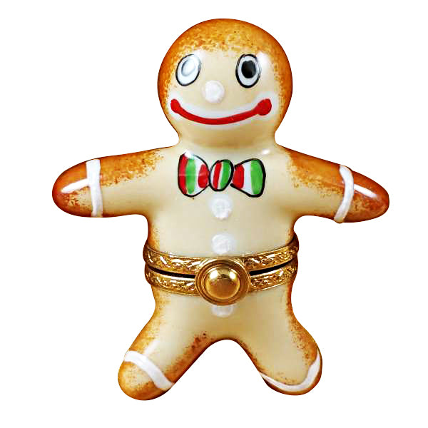Load image into Gallery viewer, Gingerbread Man Limoges Box
