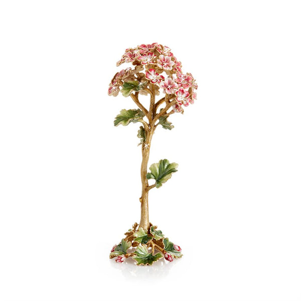Load image into Gallery viewer, Jay Strongwater Geranium Flower Objet
