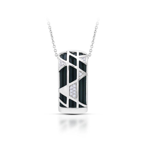 Belle Etoile Trilogy Pendant - Black