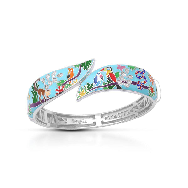 Load image into Gallery viewer, Belle Etoile Tropical Rainforest Bangle - Blue &amp; Multi
