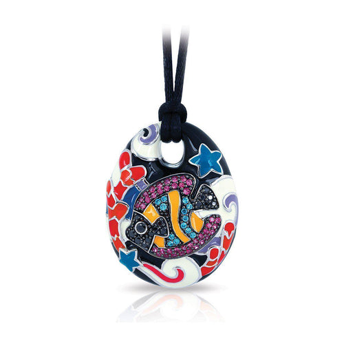 Belle Etoile Under the Sea Pendant - Black