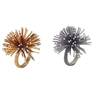 Bodrum Linens Urchin - Napkin Rings - Set of 4